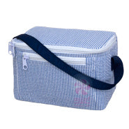 Navy Seersucker Lunchbox By Mint